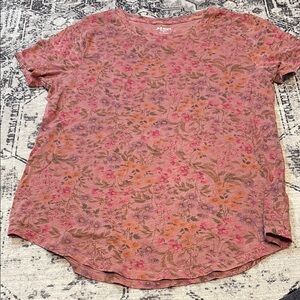 Old Navy Everywear Floral Medium Tshirt